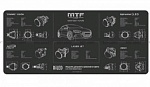 Коврик черный MTF BiLed для верстака 90х40 от интернет-магазина Автоимидж в Сургуте 